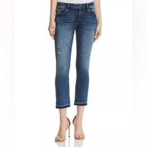 DL1961 Lara Instasculpt Crop Boot Jeans in Alma Size 27 NWOT